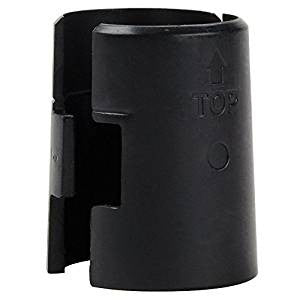 1" Diameter Post Wire Shelf Clips Shelving Split Sleeves Lock Metal Rack Locking Plastic - Pick-a-Pack