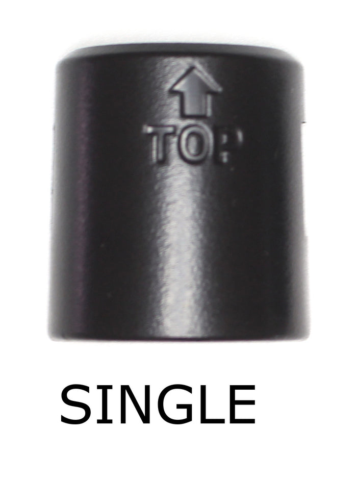 1" Diameter Post Wire Shelf Clips Shelving Split Sleeves Lock Metal Rack Locking Plastic - Pick-a-Pack