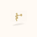 14K Mini Snake - Earrings - Lulu Ave Body Jewelery