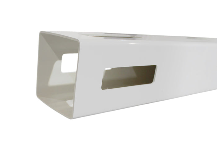 4"x4"x6' White Vinyl Routed 3 Way T Fence Posts for 4ft Vinyl Picket Fence (4" W x 72"H)