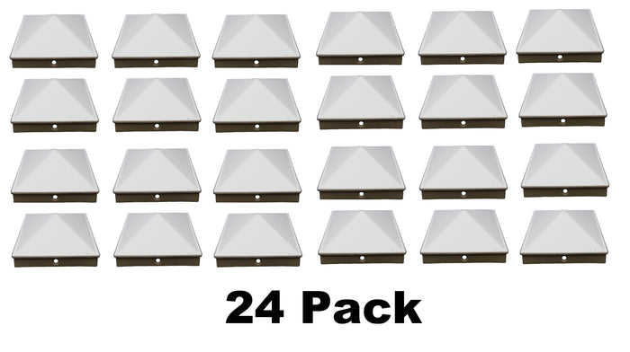White / 24 Caps