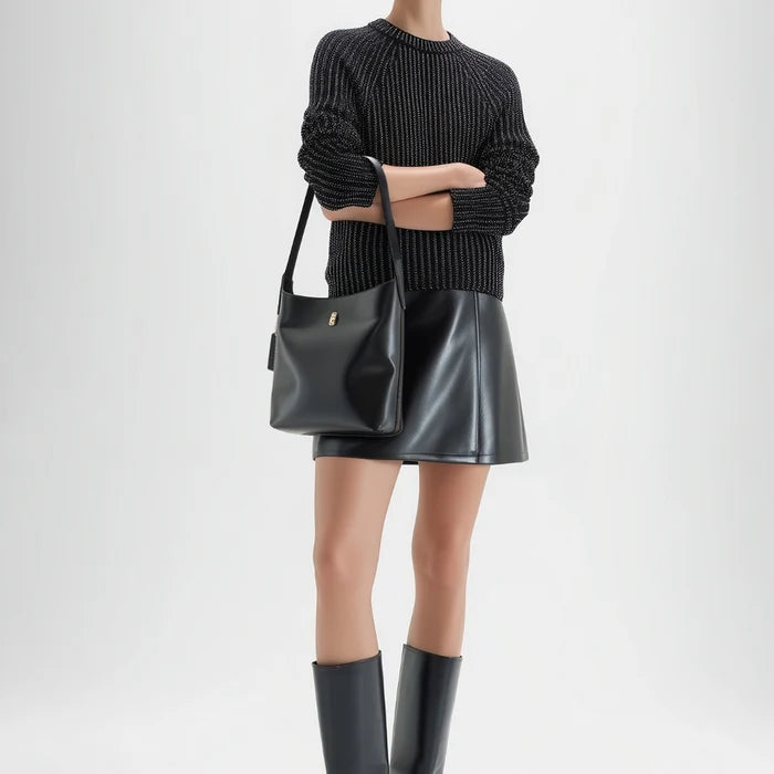 Amore Shoulder Bag, Black