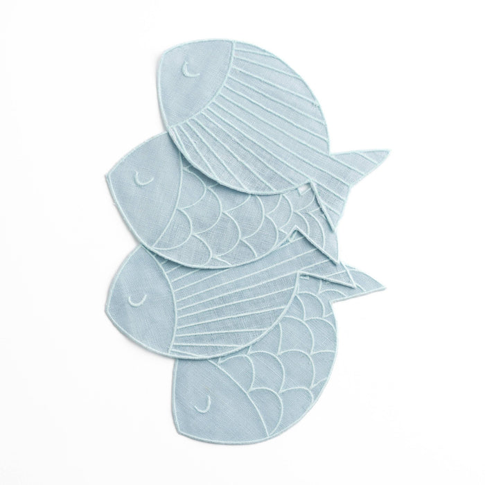 Sardine Cocktail Napkins, Set of 4 - Pretti.Cool