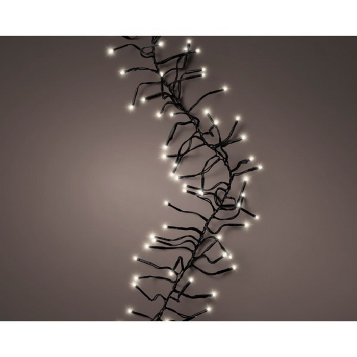 LED Cluster Warm White Lights, 6 Metres