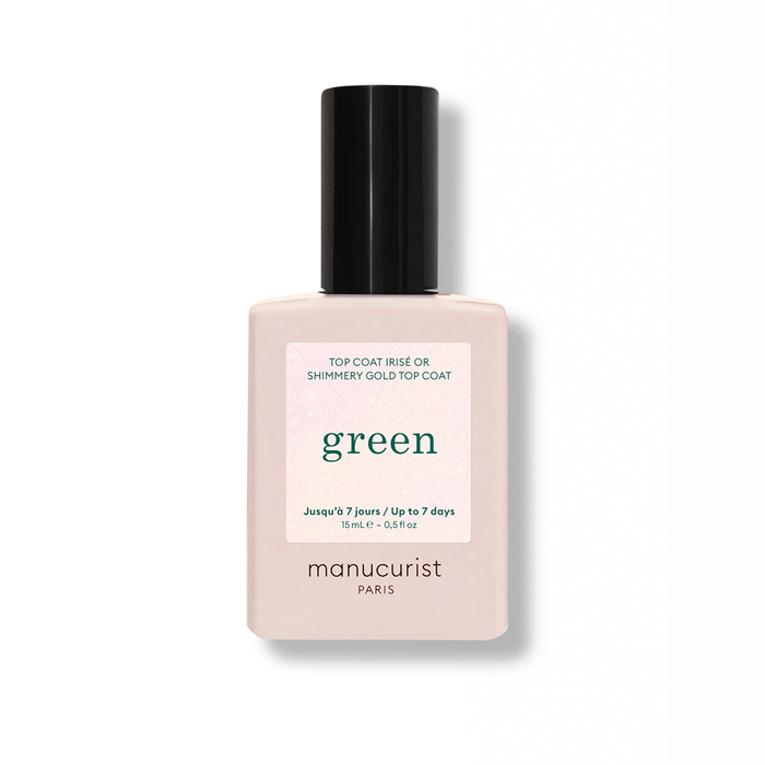 Manucurist • GREEN - Vernis #Top Coat Irisé Or