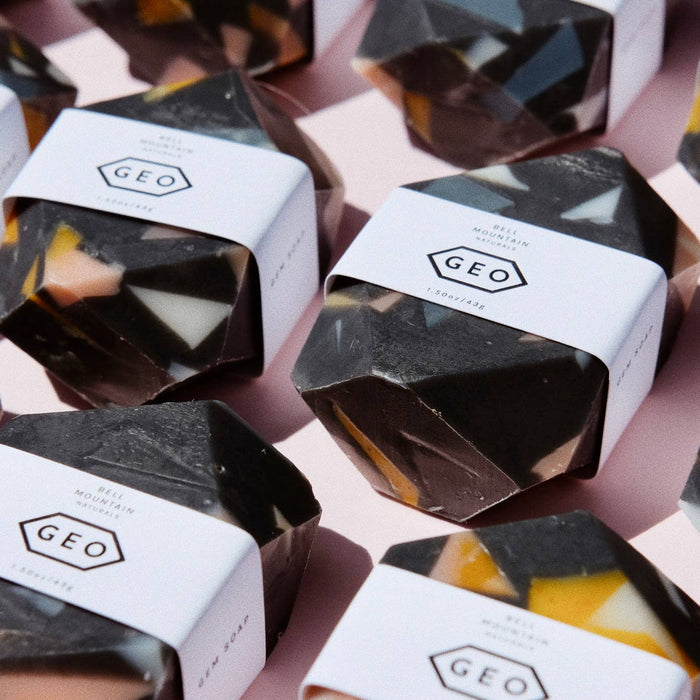 Mini Gem Soap | Charcoal Terrazzo - pretti.cool
