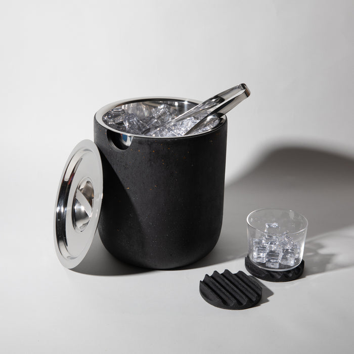 Ice Bucket | Black Terrazzo - pretti.cool