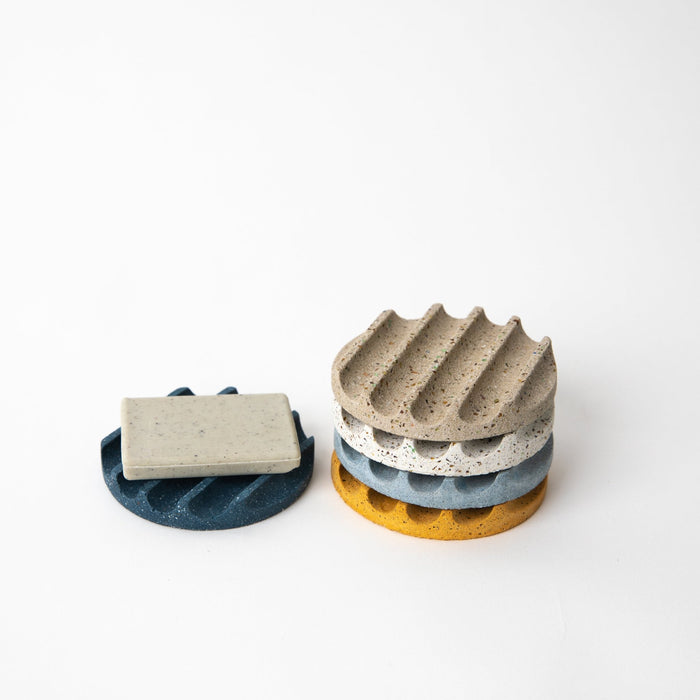 Mini Soap Dish | White Terrazzo - pretti.cool