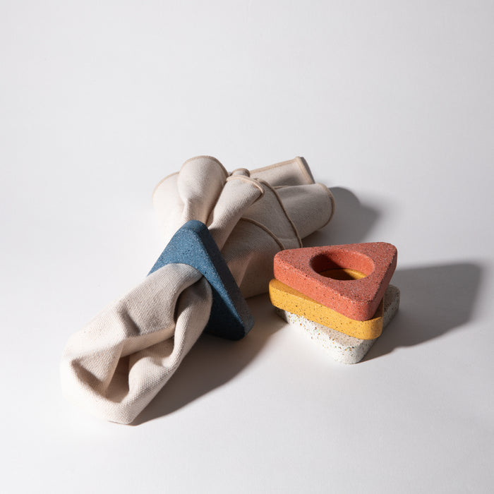 Napkin Ring Set | Terrazzo Primaries - pretti.cool