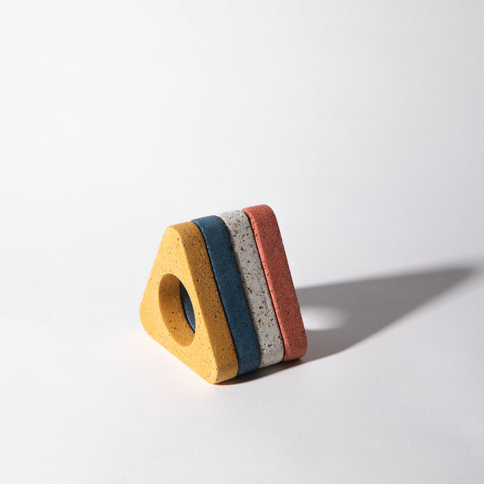 Napkin Ring Set | Terrazzo Primaries - pretti.cool