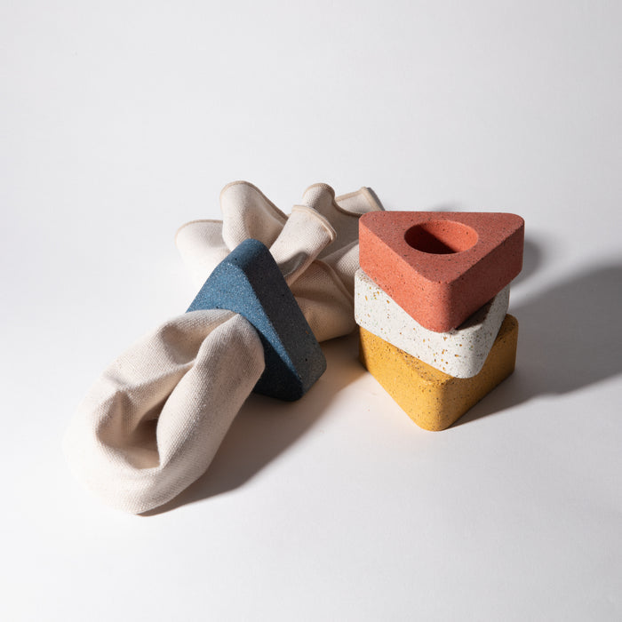 Napkin Ring Set | Terrazzo Primaries - pretti.cool
