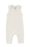 Newborn Cotton Romper - Creme