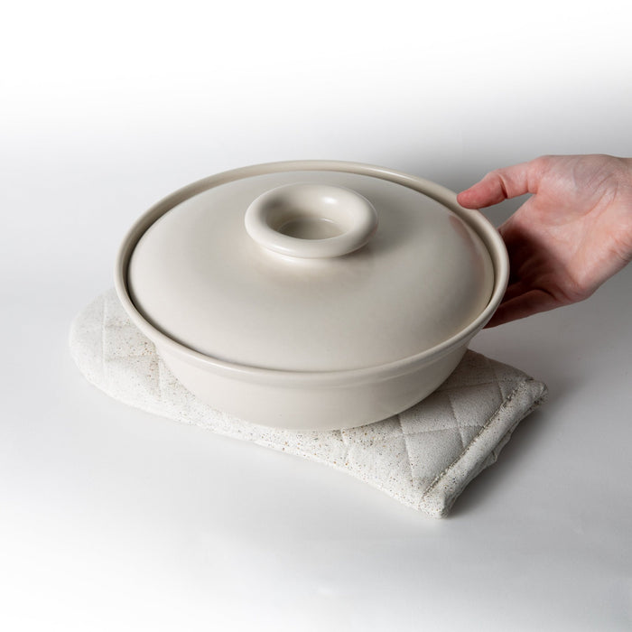 Oven Mitt Trivet | White Terrazzo - pretti.cool