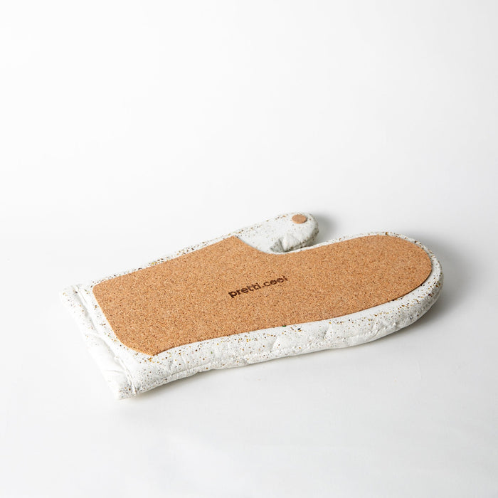 Oven Mitt Trivet | White Terrazzo - pretti.cool