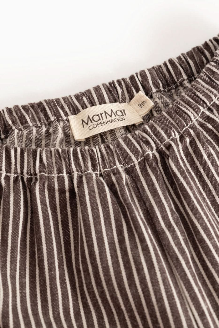 Panto Baby Pants - Dark Brownie Stripe
