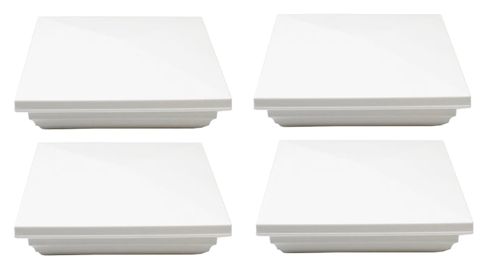White / 4 Caps