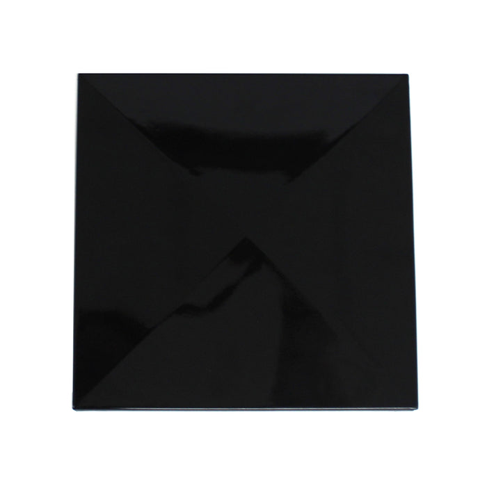 Plastic 4" Classic New England Style Vinyl Fence Post Caps, 4"x 4" Post Cap for Vinyl Fence Post, Black or White