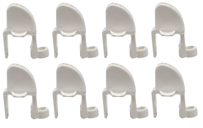 White / 8 Clips