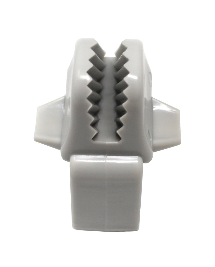 Plastic Pontoon Boat Square Rail Fender Adjuster Clip for Bumpers - Grey or White