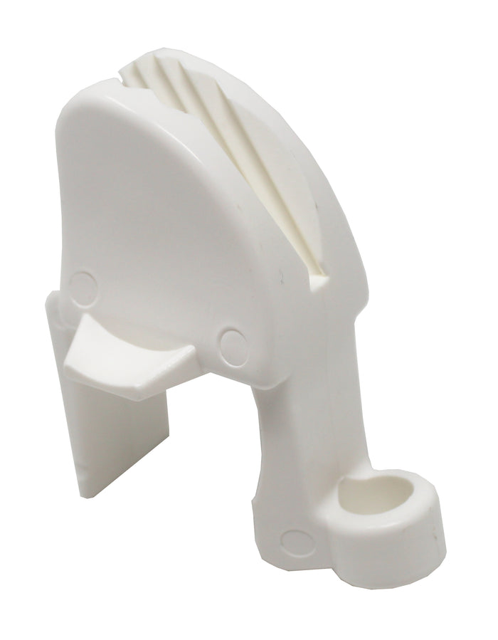 Plastic Pontoon Boat Square Rail Fender Adjuster Clip for Bumpers - Grey or White