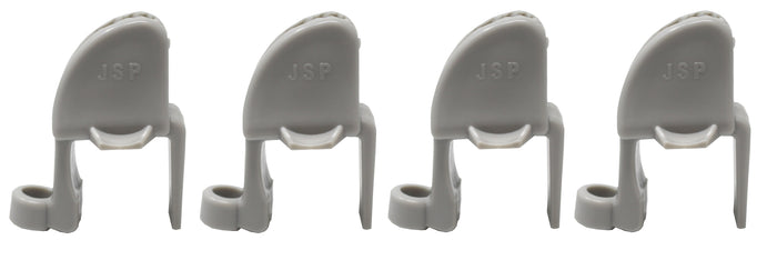 Plastic Pontoon Boat Square Rail Fender Adjuster Clip for Bumpers - Grey or White