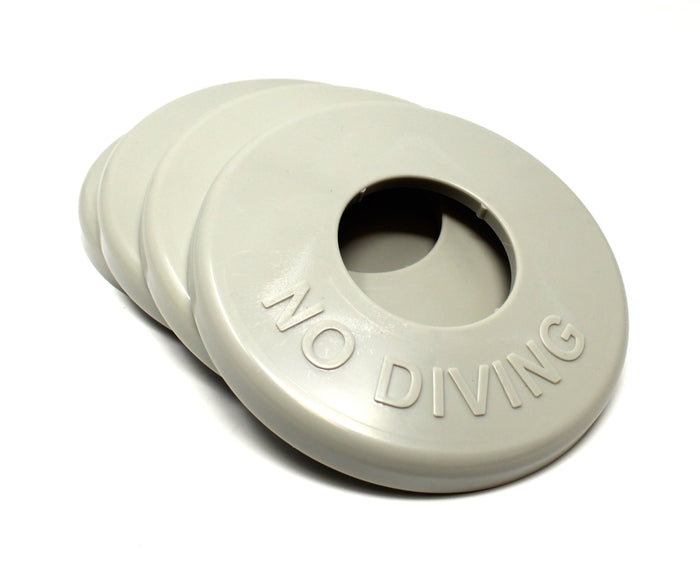 Pool & Spa Ladder, Hand Rail Escutcheon Plate Cover Replace Hayward SP1041 NO DIVING