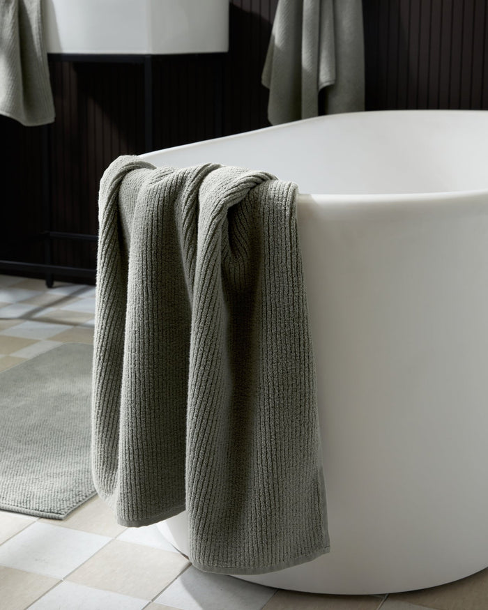 Soft Rib Towels | Moss - Pretti.Cool