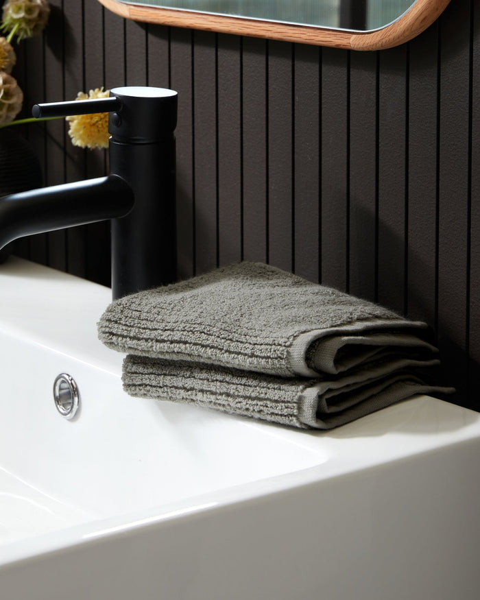 Soft Rib Towels | Moss - Pretti.Cool