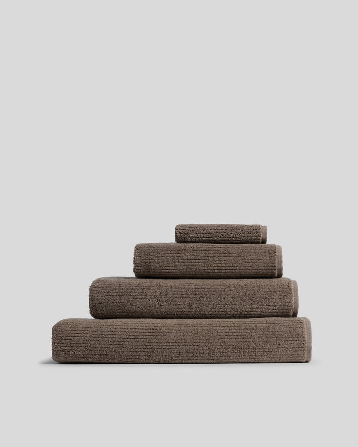 Soft Rib Towels | Warm Grey - Pretti.Cool