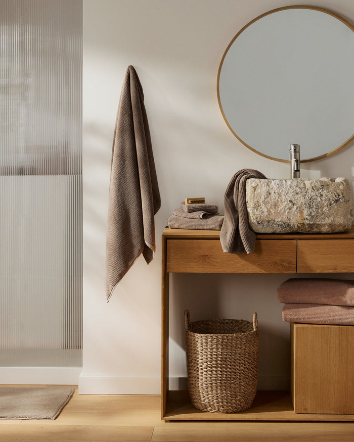Soft Rib Towels | Warm Grey - Pretti.Cool