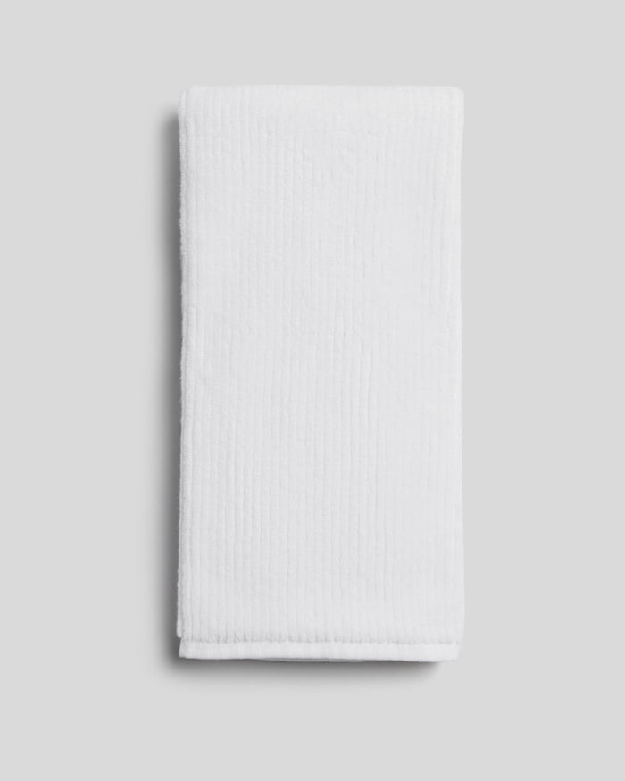 Soft Rib Towels | White - Pretti.Cool