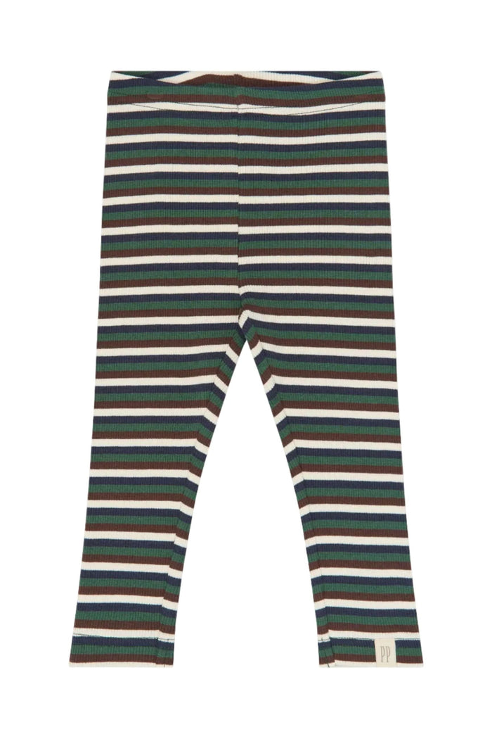 Song Leggings - Trekking Green Multistriped