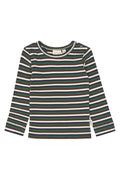 Song LS Tee - Trekking Green Multistriped