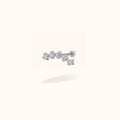 Titanium Crystal 5 Cluster - Earrings - Lulu Ave Body Jewelery