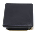 Tubing Caps 4" Square Black Plastic 4x4 inch, Finishing Plug, Pipe Tubing End Cap, Durable, Universal