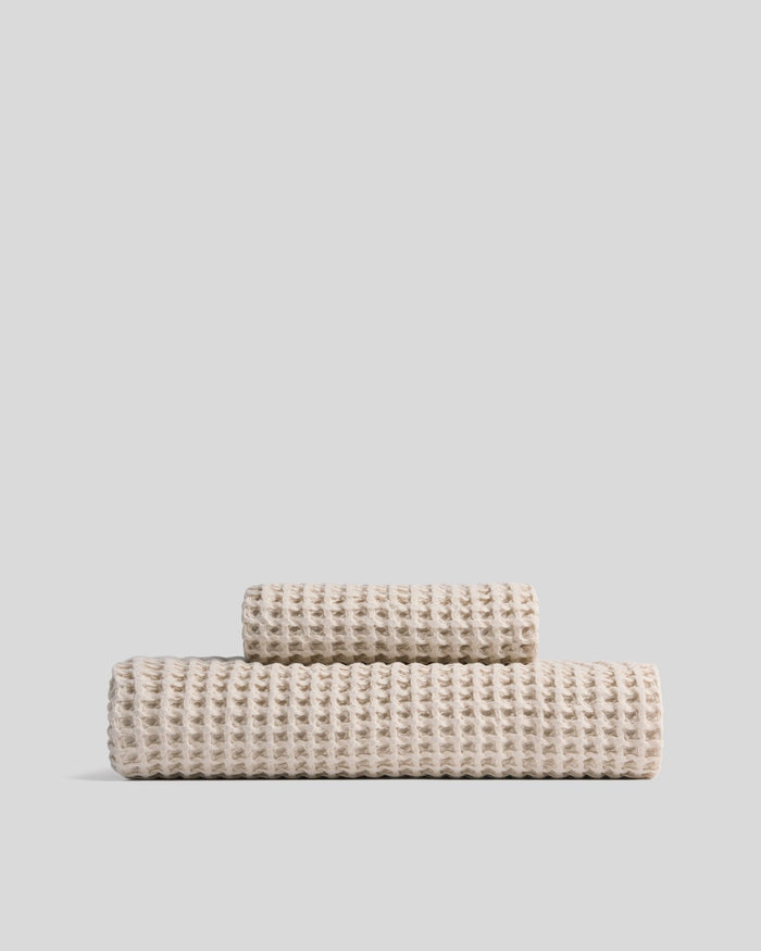 Waffle Towels | Bone - Pretti.Cool