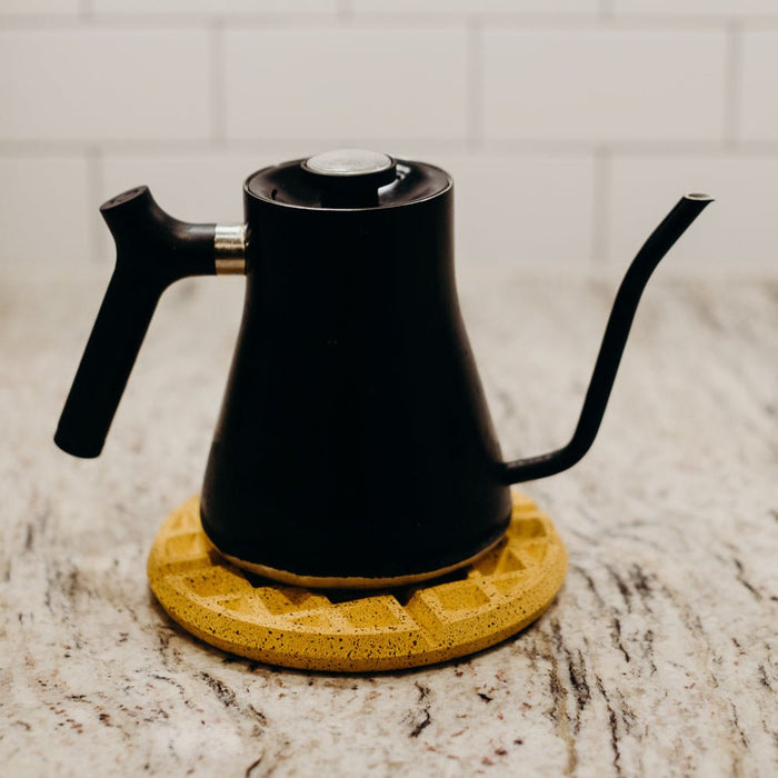Waffle Trivet | Marigold Terrazzo - pretti.cool
